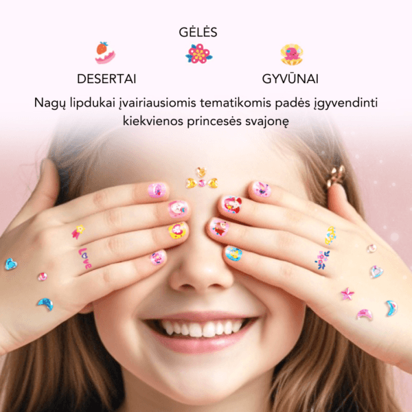 Mideer - Lipdukai nagams Princesės tematika