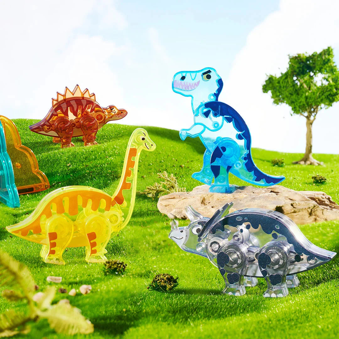 Mideer - Magnetinis konstruktorius – Dinozaurai – 48 dalių
