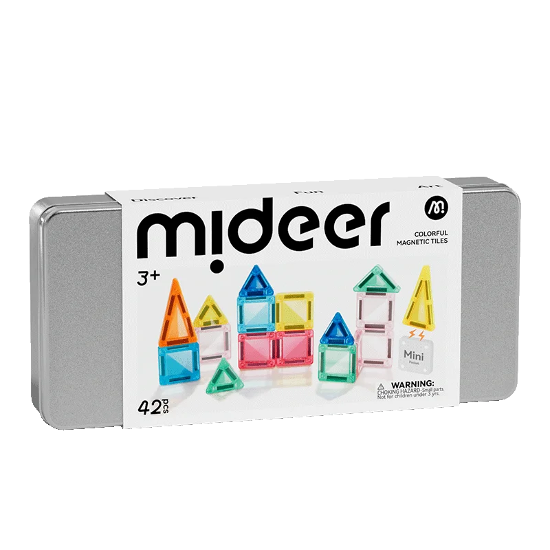 Mideer - kelioninis magnetinis konstruktorius metalinėje dėžutėje - 42 dovanos nuotrauka