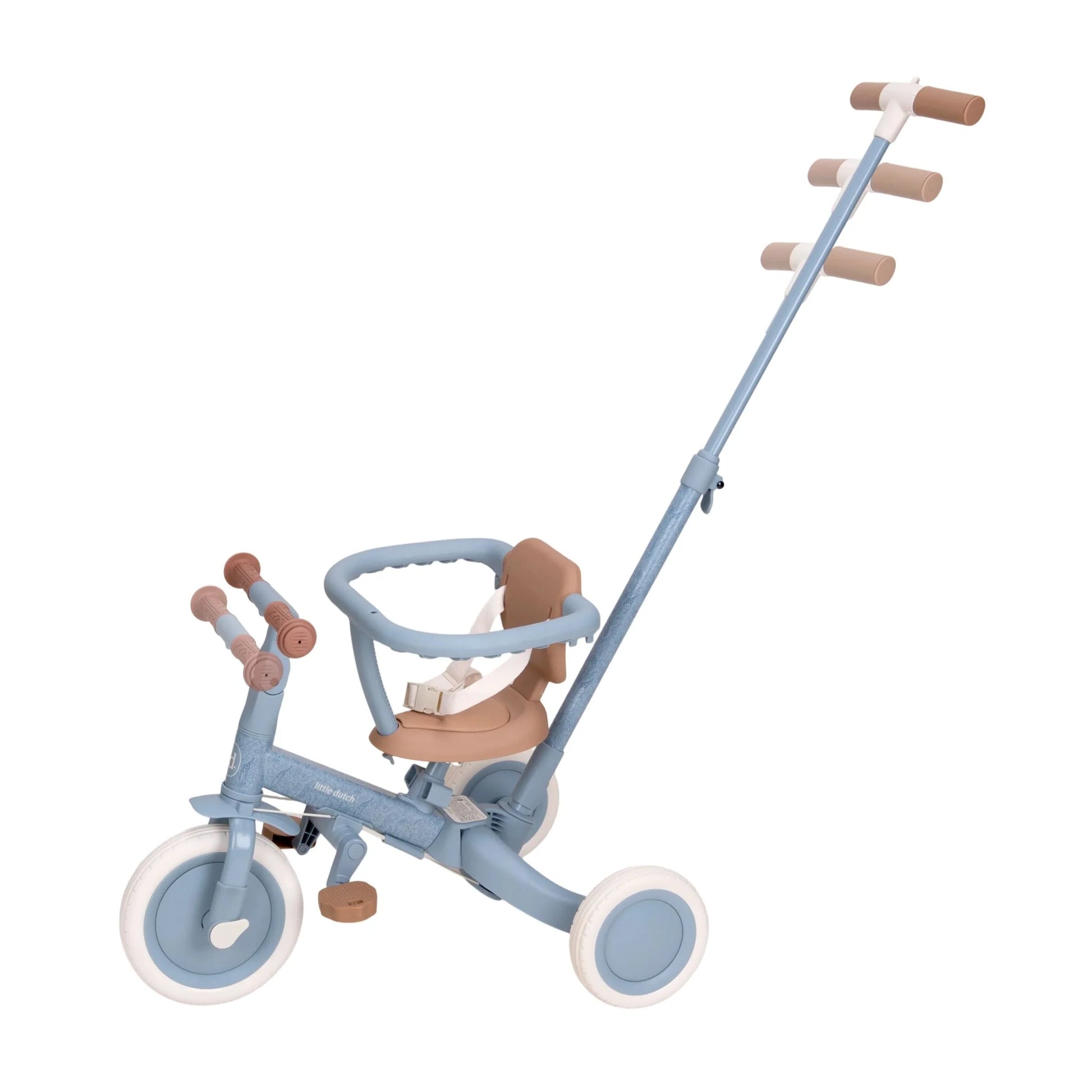Little Dutch Triratukas - balansinis dviratukas 4 in 1 - Blue