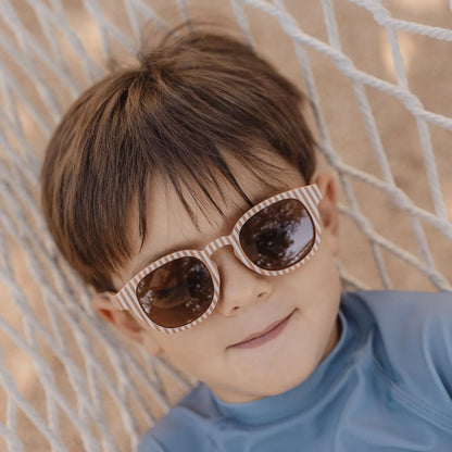 Little Dutch akiniai nuo saulės - Ocean Brown Stripes