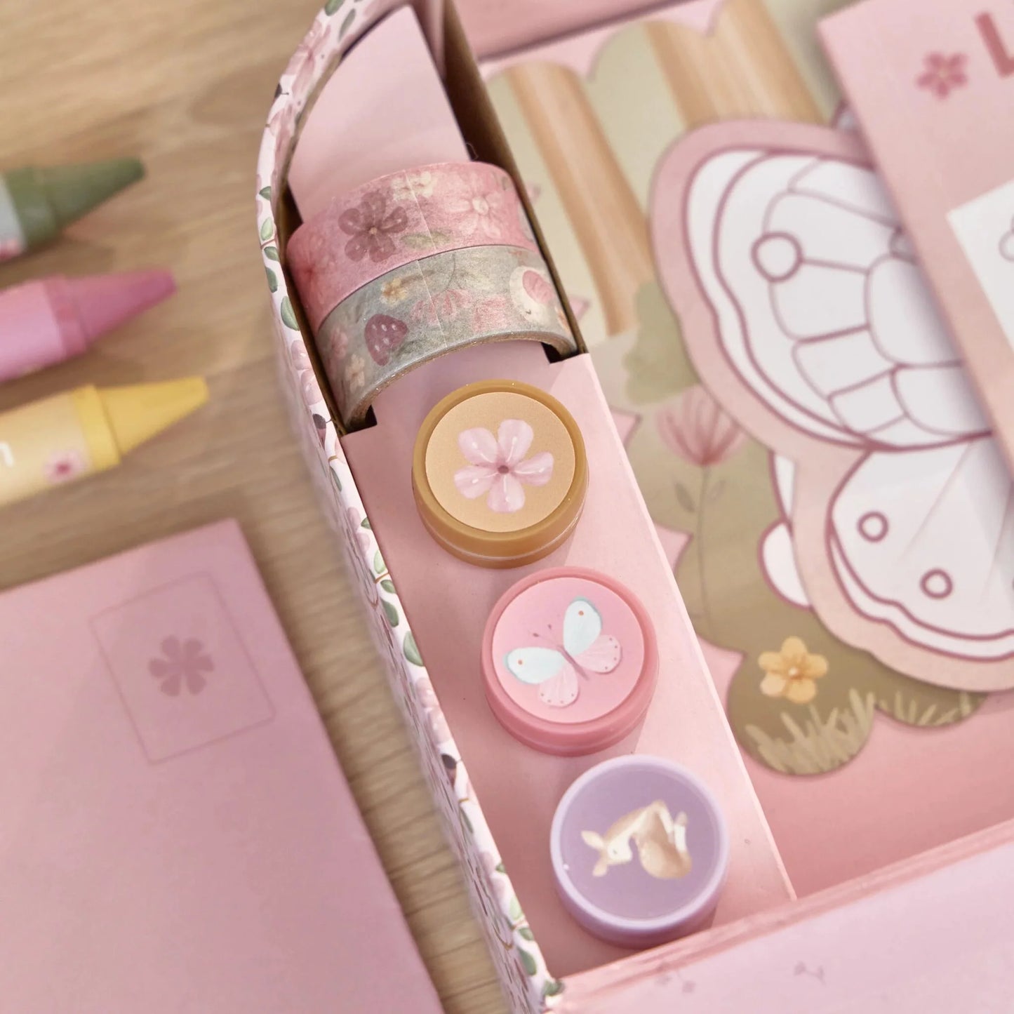 Little Dutch - kūrybinis rinkinys lagamine - Rosa & Fairy Garden