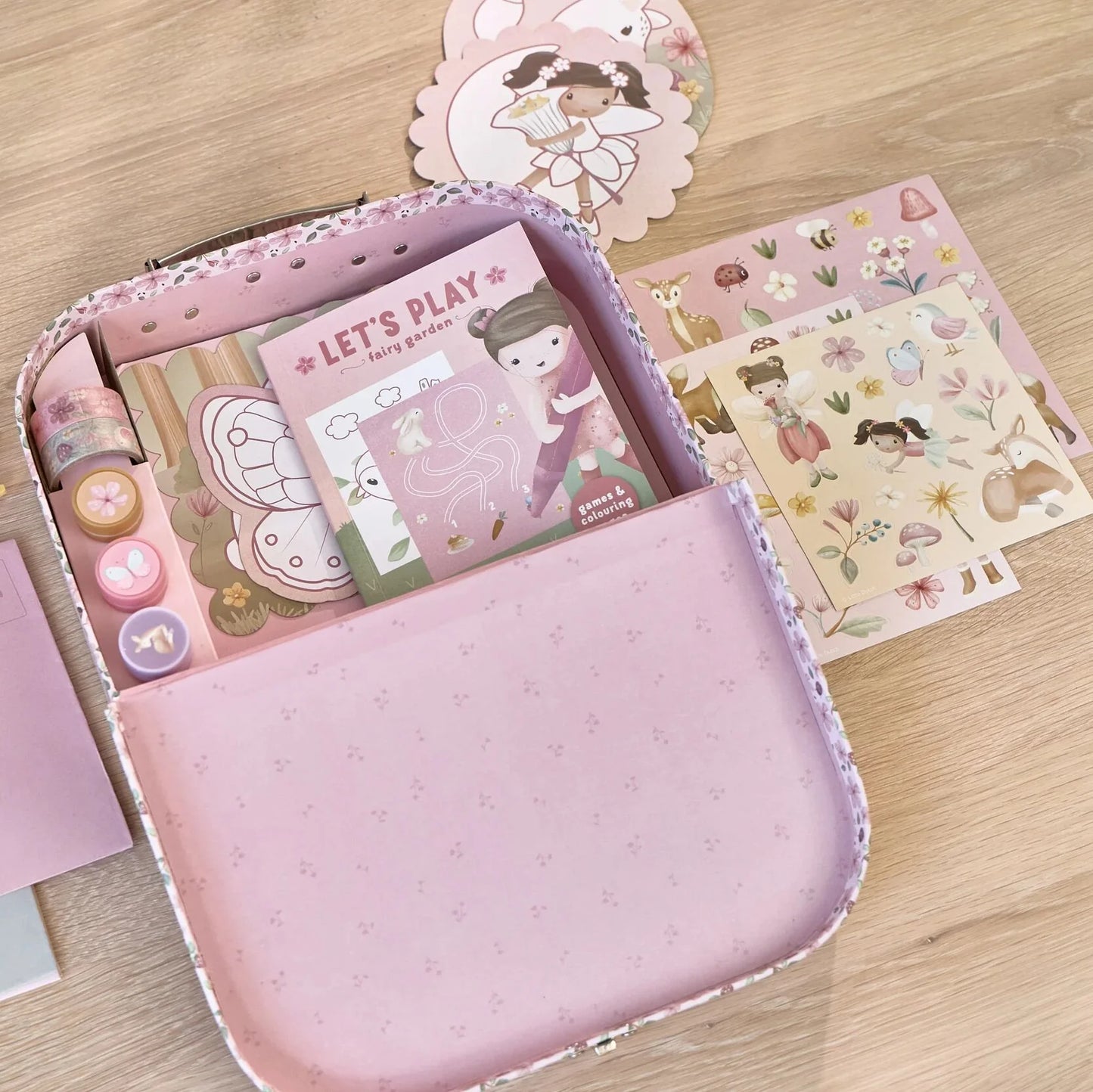 Little Dutch - kūrybinis rinkinys lagamine - Rosa & Fairy Garden
