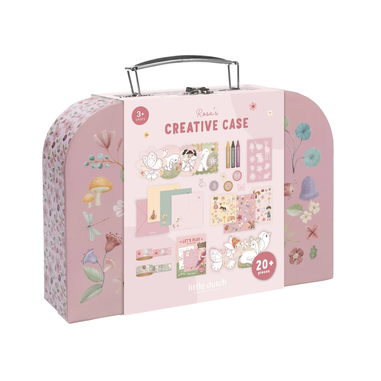 Little Dutch - kūrybinis rinkinys lagamine - Rosa & Fairy Garden