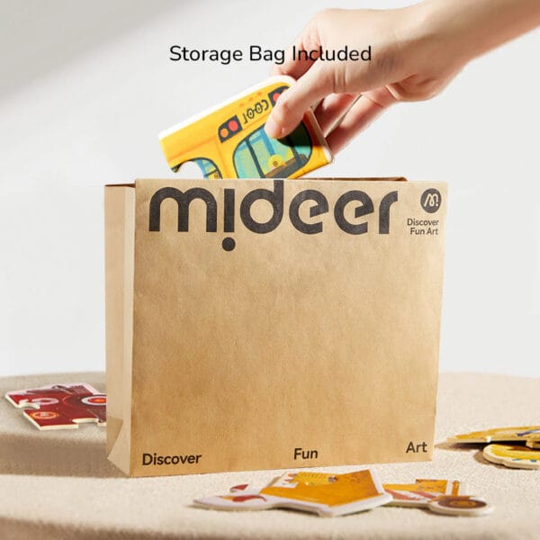 Mideer - Dėlionių rinkinys 6in1 – Miško gyvūnai
