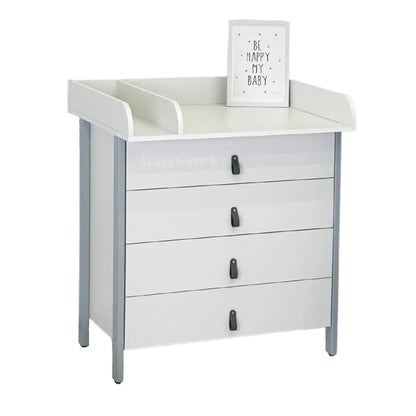 Ingvart komoda - Scandi white + grey