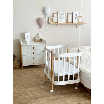 Ingvart komoda - Scandi white + natural