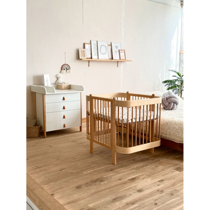 Ingvart komoda - Scandi white + natural
