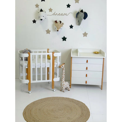 Ingvart komoda - Scandi white + natural