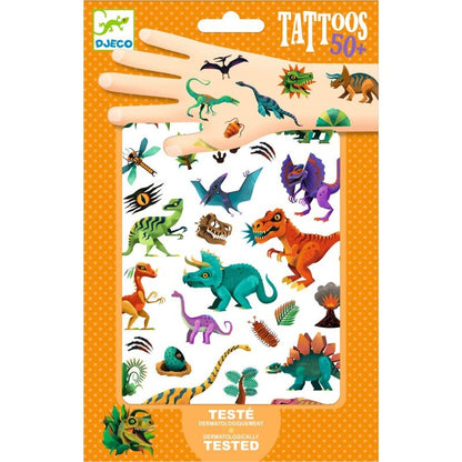 Djeco Tatuiruotės - Dinozaurai (50+ tatuiruočių)