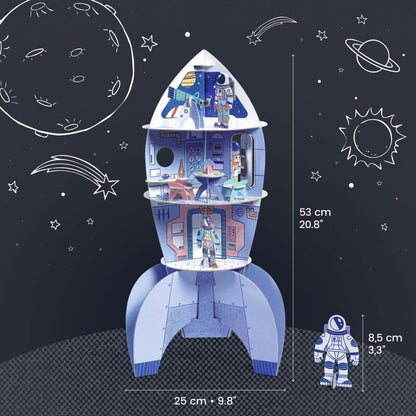 Djeco Nuspalvink-Surink-Žaisk - Kosminė raketa