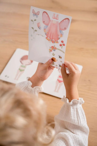 Little Dutch Sticker Book Dress Me - Fairy Garden