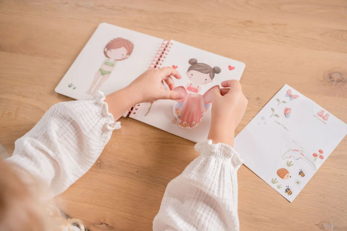 Little Dutch Sticker Book Dress Me - Fairy Garden