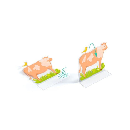 Djeco Daugkartiniai lipdukai - Daugkartiniai 3D lipdukai - Ūkis