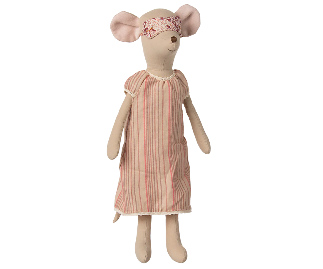Maileg Medium pelė 33cm - Nightgown