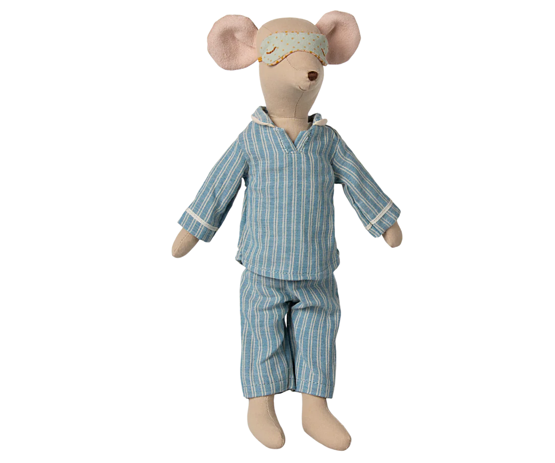 Maileg Medium pelė 33cm - Pyjamas
