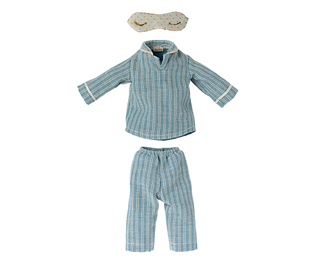 Maileg Medium pelė 33cm - Pyjamas