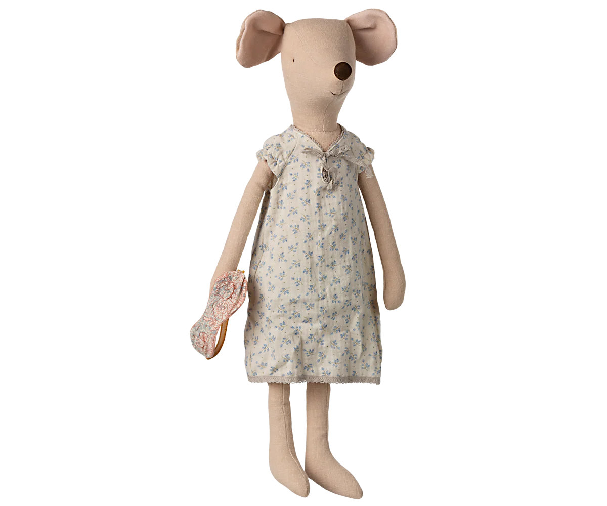 Maileg Maxi pelė 49cm - Nightgown
