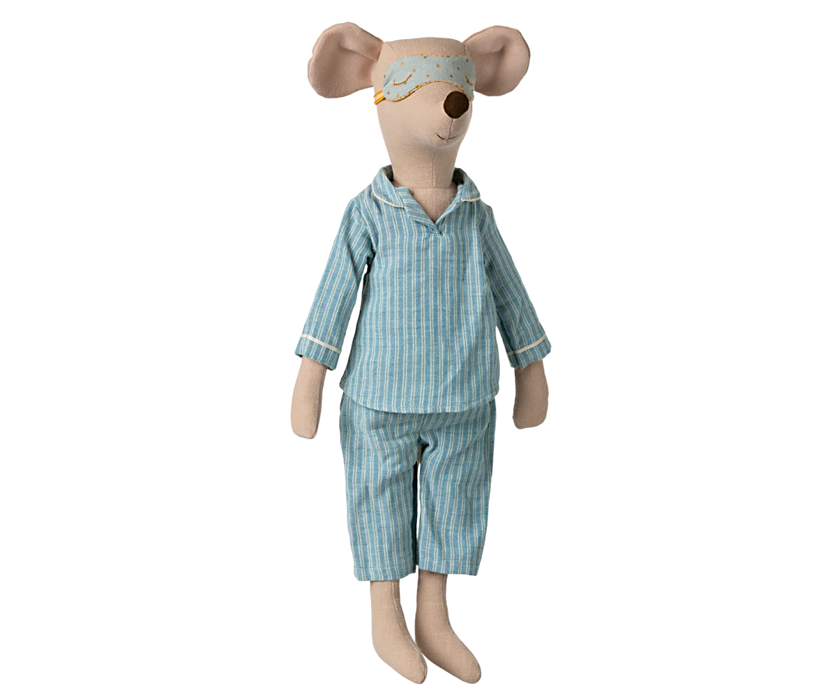 Maileg Maxi pelė 49cm - Pyjamas