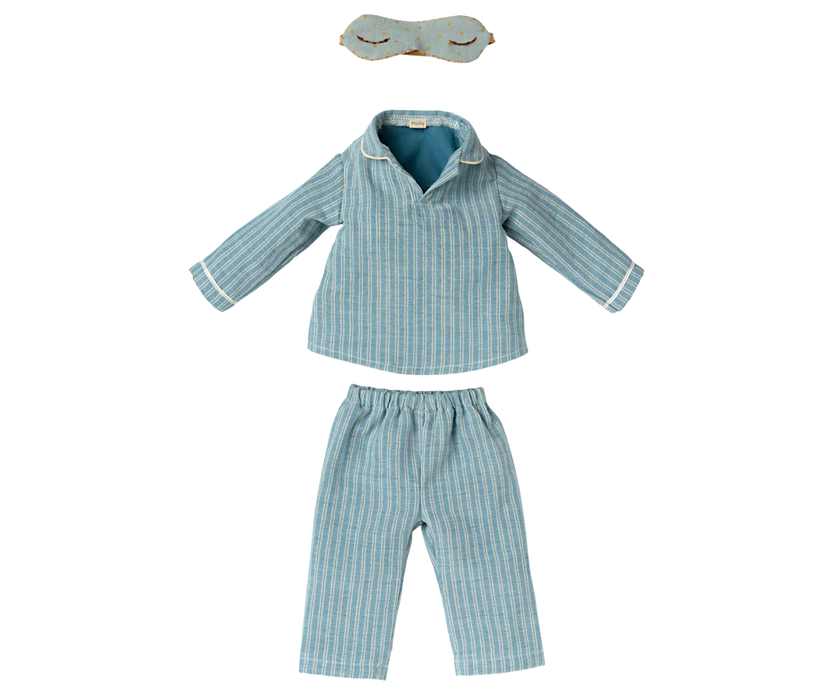Maileg Maxi pelė 49cm - Pyjamas