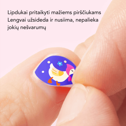 Mideer - Lipdukai nagams Princesės tematika