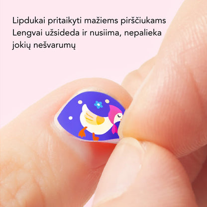 Mideer - Lipdukai nagams Sodo tematika