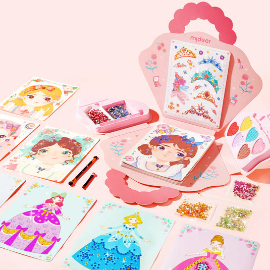 Mideer 3In1 Kurybiniu Dirbtuviu Rinkinys Princeses Fantaziju Makiazas