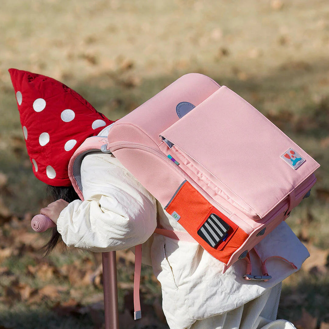 Mideer 3D juosmenį atpalaiduojanti mokyklinė kuprinė - Sakura Pink