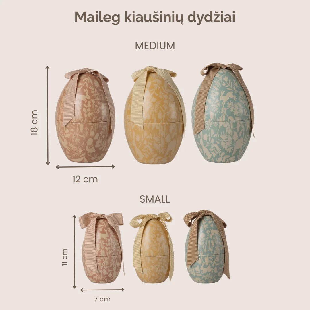 Maileg atsidarantis kiaušinis Powder - MEDIUM
