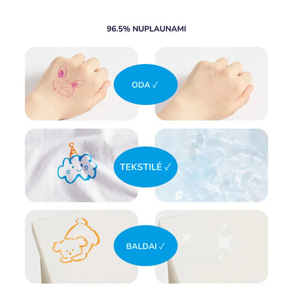 Mideer - Dvipusiai nuplaunami flomasteriai - 36 spalvos