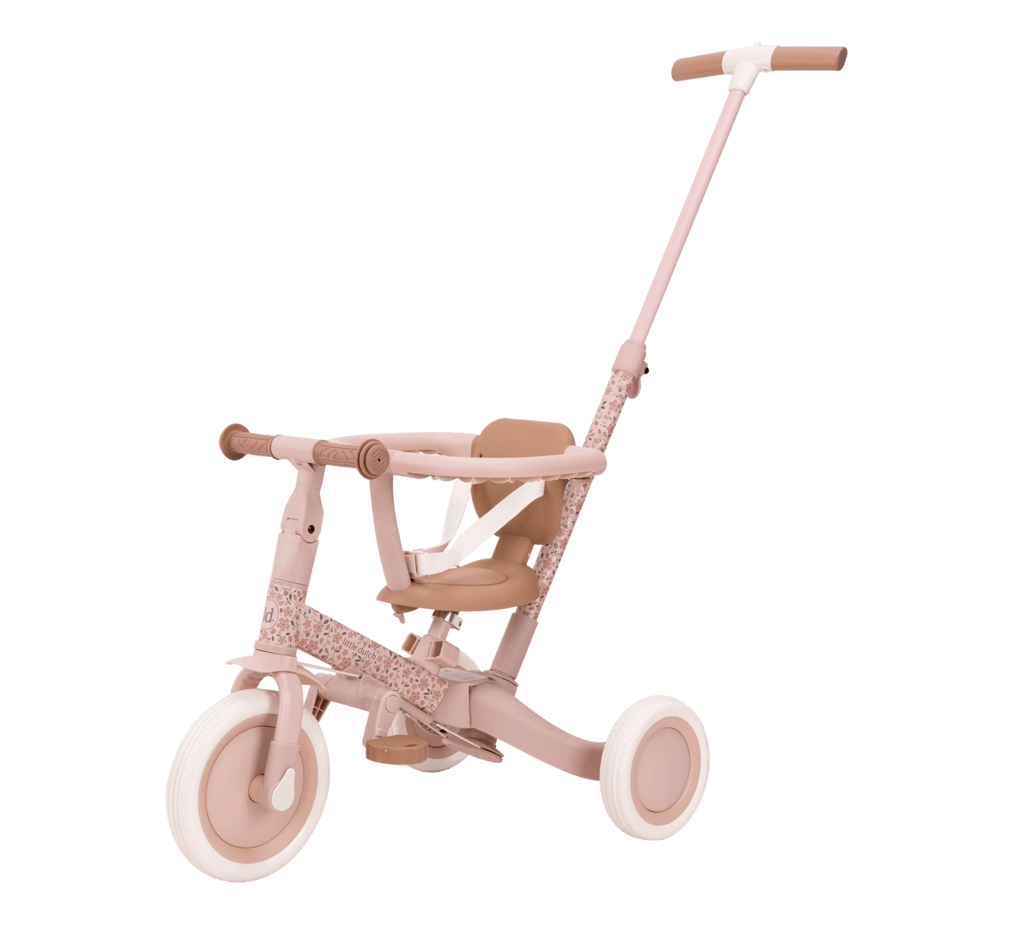 Little Dutch Triratukas - balansinis dviratukas 4 in 1 - Fairy Floral