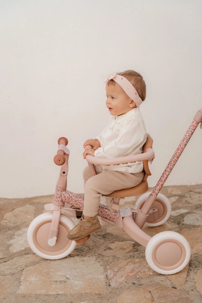 Little Dutch Triratukas - balansinis dviratukas 4 in 1 - Fairy Floral