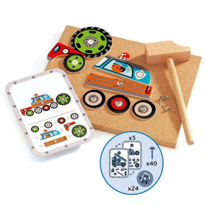 Djeco Tap Tap konstruktorius - Autodirbtuvės