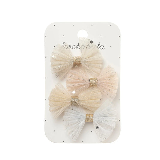 Rockahula plaukų segtukų rinkinys - Shimmer Tulle Mini Bow
