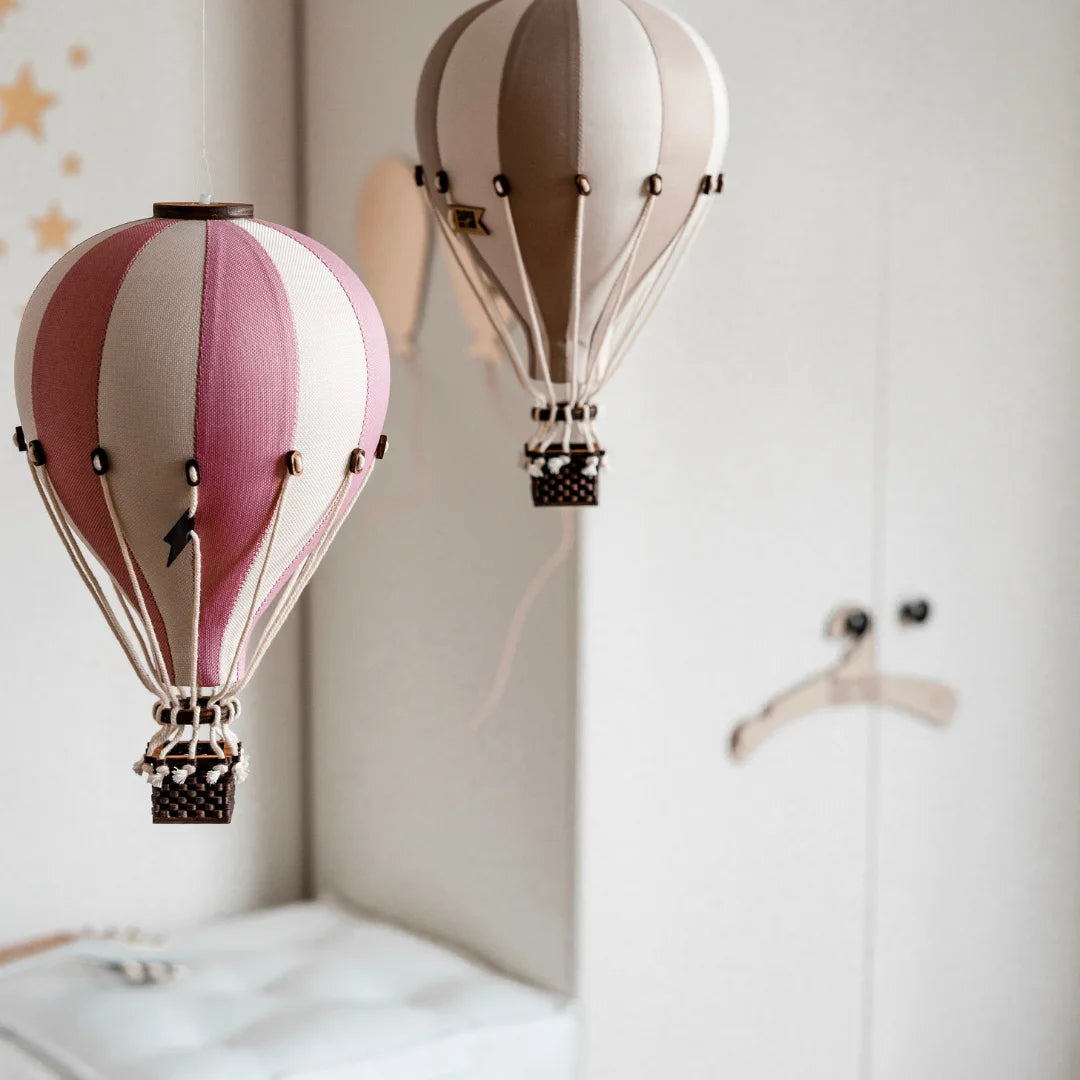 Pakabinamas dekoratyvinis oro balionas BEIGE-POWDER PINK