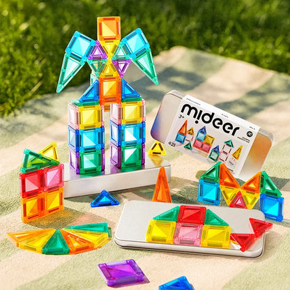 Mideer - kelioninis magnetinis konstruktorius metalinėje dėžutėje - 42 dalys