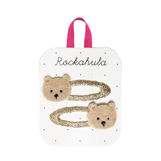 Rockahula plaukų segtukų rinkinys - Teddy Bear