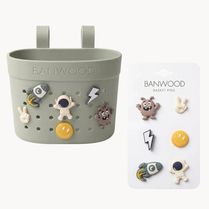 Banwood krepšelis paspirtukui ar dviračiui ir ženkliukai - Olive Space