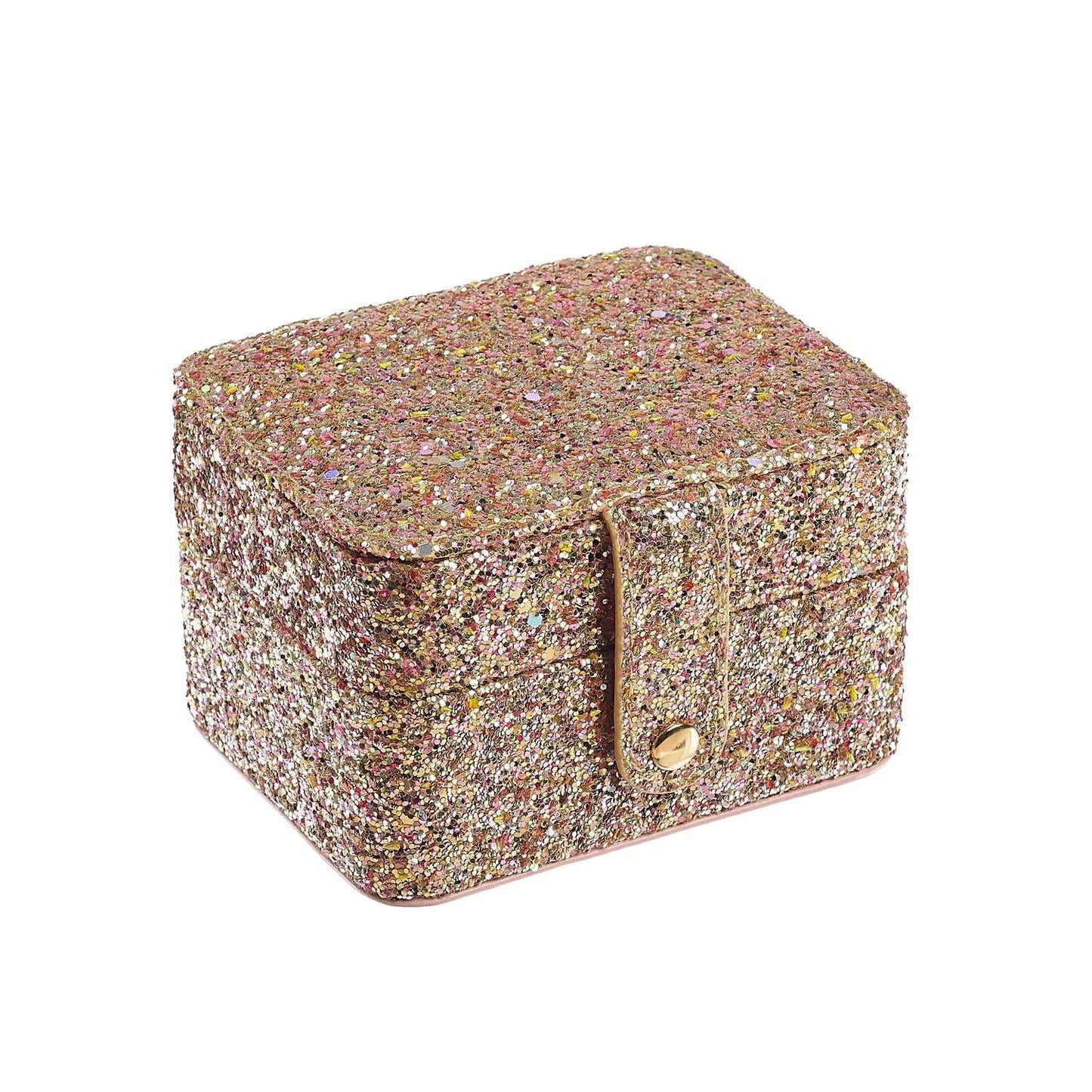 Rockahula papuošalų dėžutė - Confetti Glitter Gold