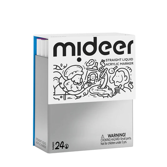 Mideer akriliniai markeriai – 24 spalvos