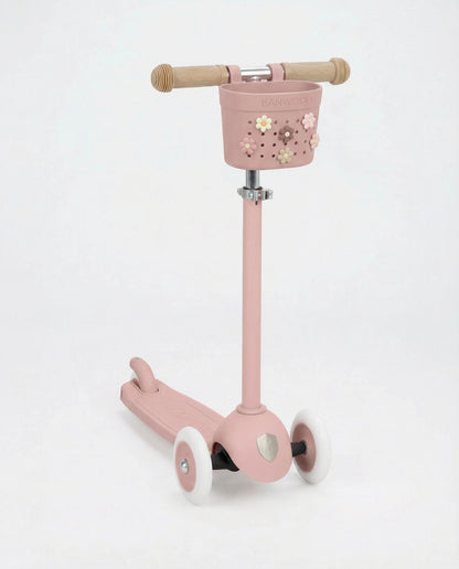 Banwood krepšelis paspirtukui ir dviračiui - Dusty rose