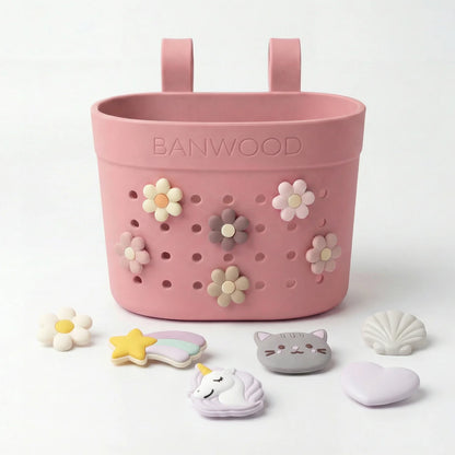 Banwood krepšelis paspirtukui ir dviračiui - Raspberry