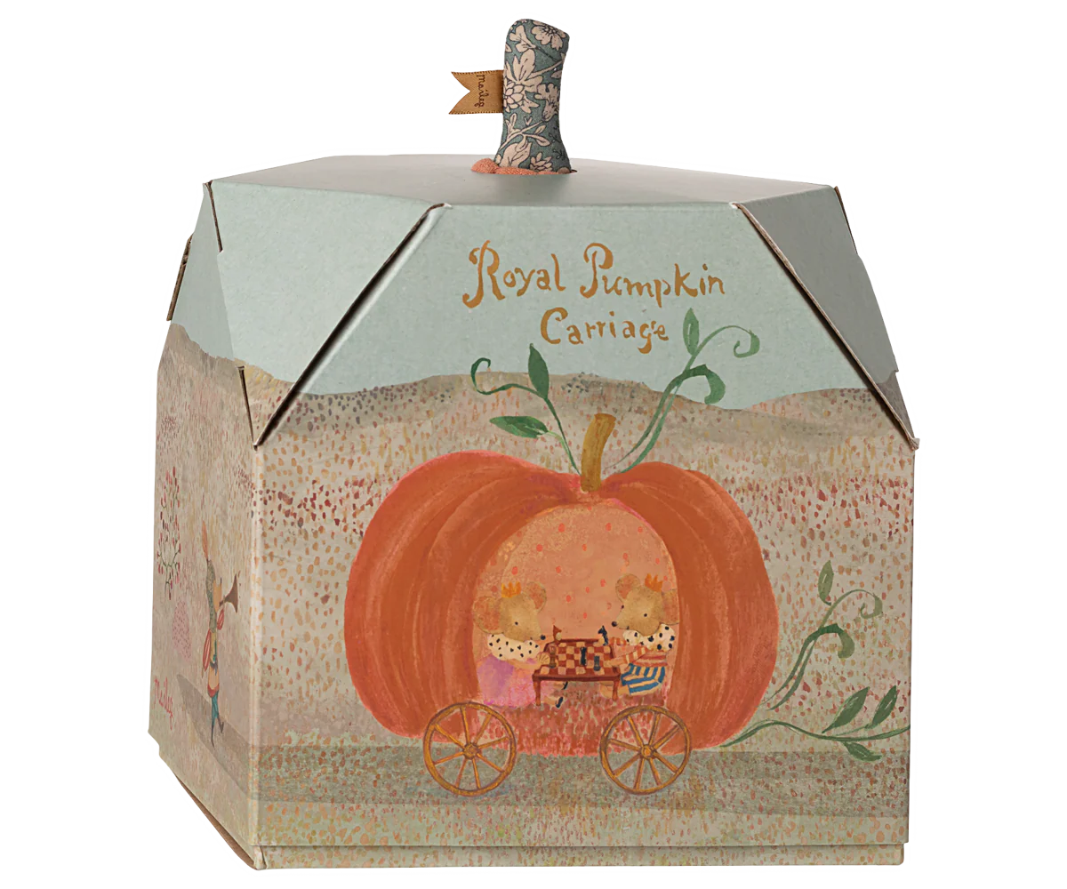 Maileg peliukų karieta - Pumpkin