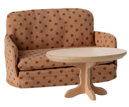 Maileg peliukų sofa/lova - Dots