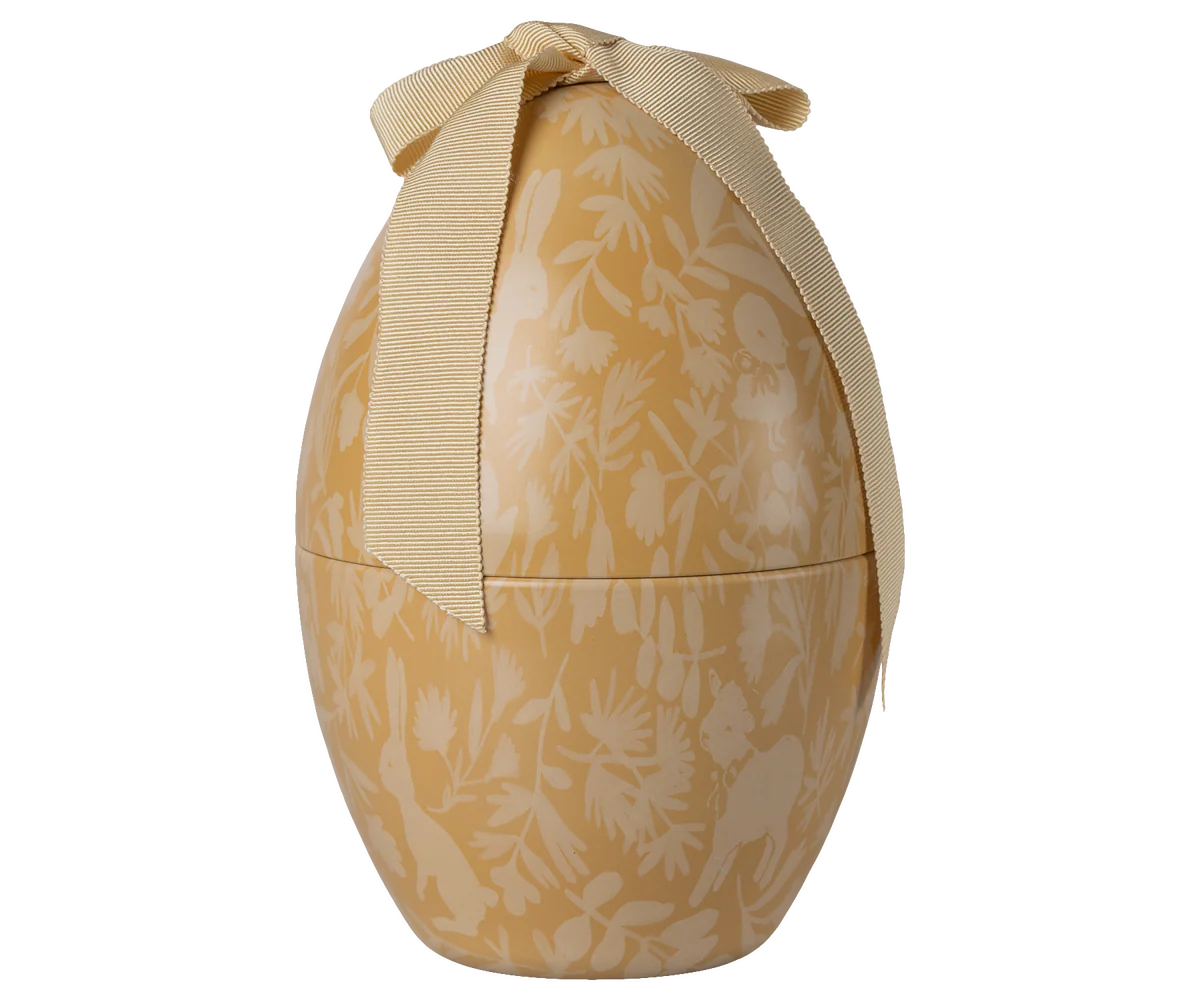 Maileg atsidarantis kiaušinis Cream yellow - MEDIUM