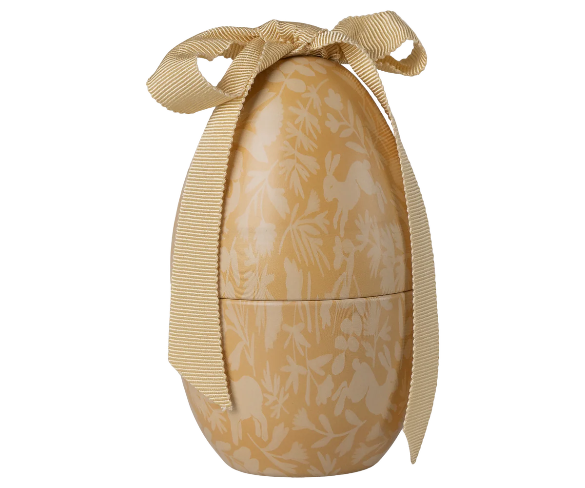 Maileg atsidarantis kiaušinis Cream yellow - SMALL