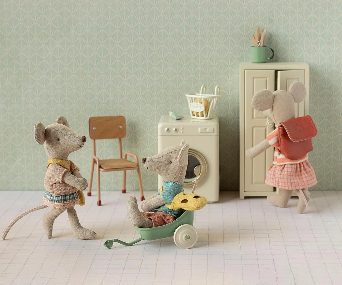 Maileg Mouse Biker Big Sister - Coral