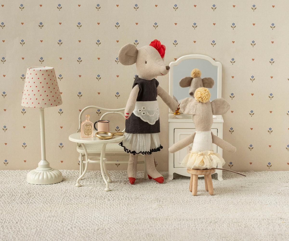 Maileg pelytė balerina mažoji sesė - Off white