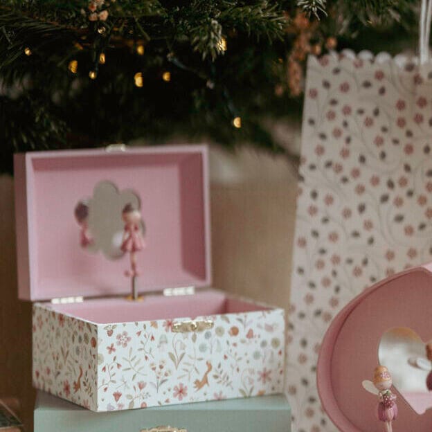 Little Dutch Muzikinė papuošalų dėžutė - Rosa