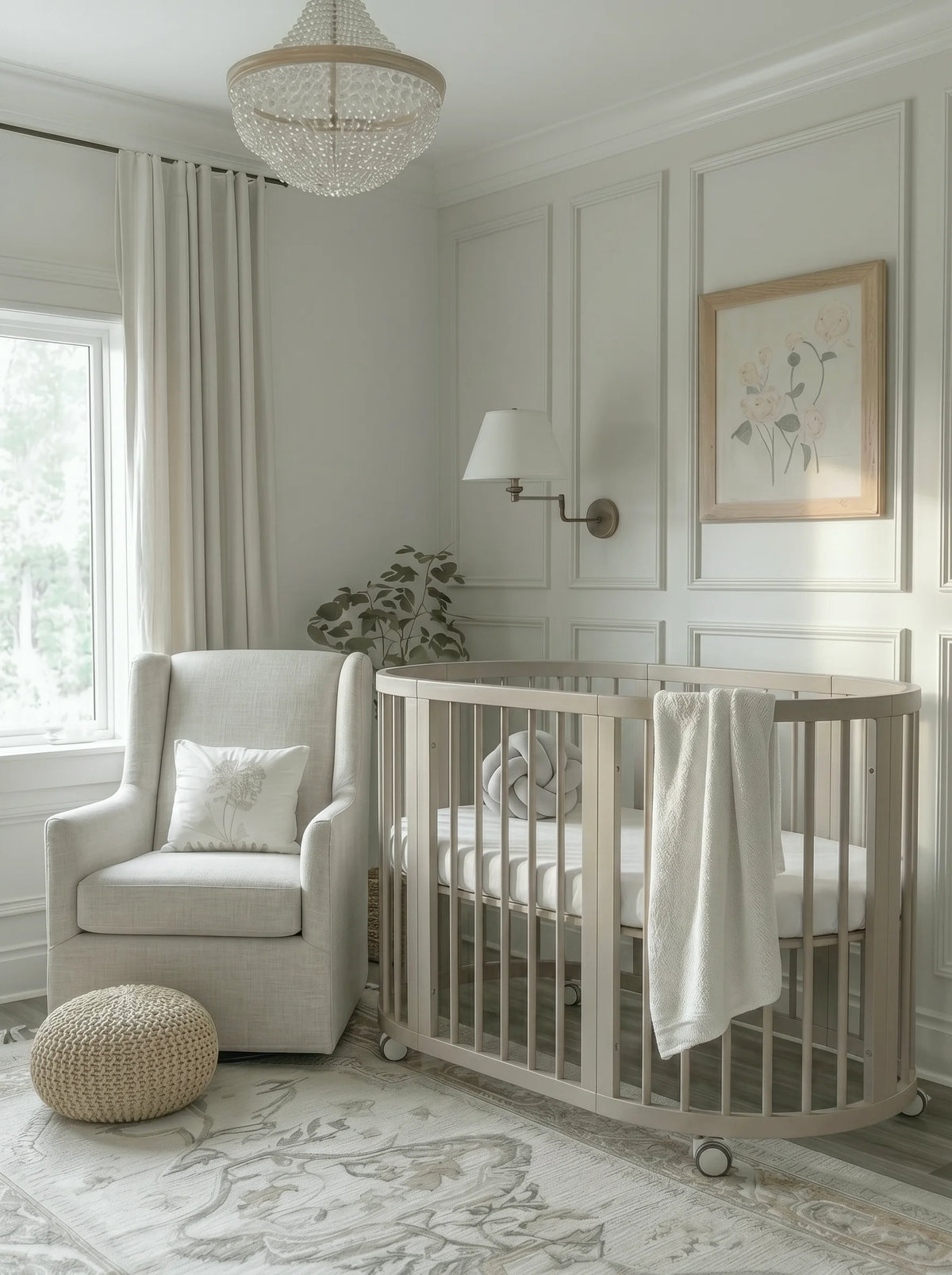 Ingvart transformuojama kūdikio lovytė - Smart white